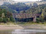Most kolejowy nad Jeziorem Pilchowickim. Fot. Zbigniew N. Piepiora