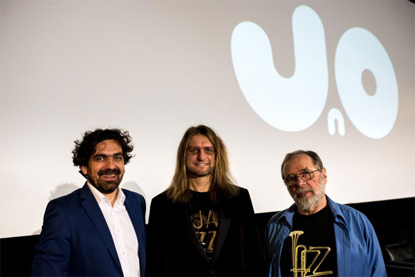 Na zdjęciu: Krzysztof Maj, Leszek Możdżer i Wojciech Siwek. Fot. Marcin Jędrzejczak