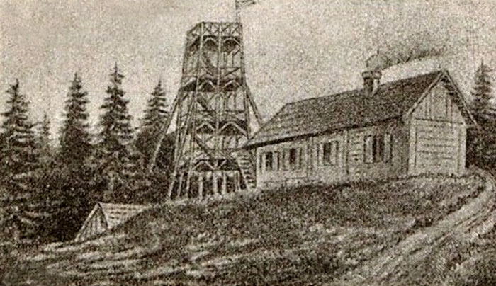 Druga wieża widokowa na Orlicy, rok ok. 1890