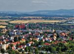 Panorama Strzegomia z Góry Krzyżowej