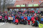 Uczestnicy maratonu na starcie przed Agroturystyką „Gościniec”, fot. A.Syrnyk