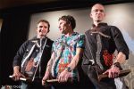 Złote Czekany 2014: Ueli Steck, Ian Welsted i Rafał Sławiński. Fot. Piotr Drożdż