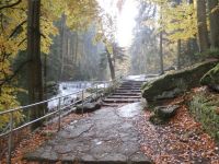 Górny próg Wodospadu Szklarki