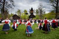 Wielkanoc w skansenie Wołoskim w Rožnovie. Fot. Jan Kolář